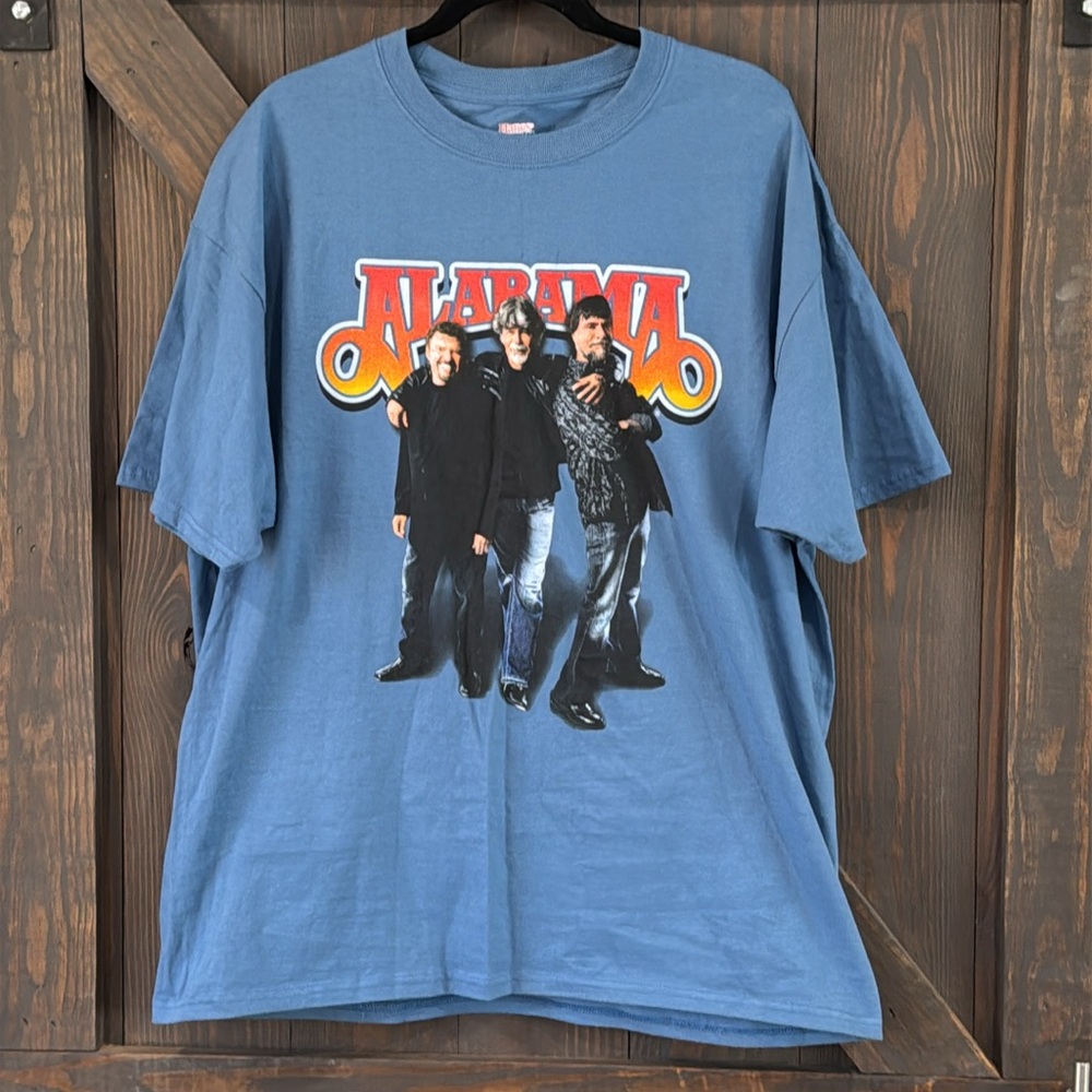 Hanes Beefy Men’s T-shirt‎ ALABAMA Shirt Blue Country Music Size XL